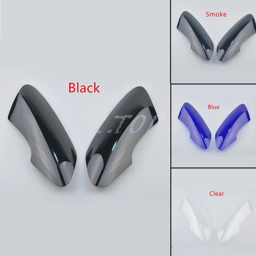 ZORBYZ 1 пара мотоциклетных фар ABS черный/прозрачный/синий/дымчатый цвет крышка