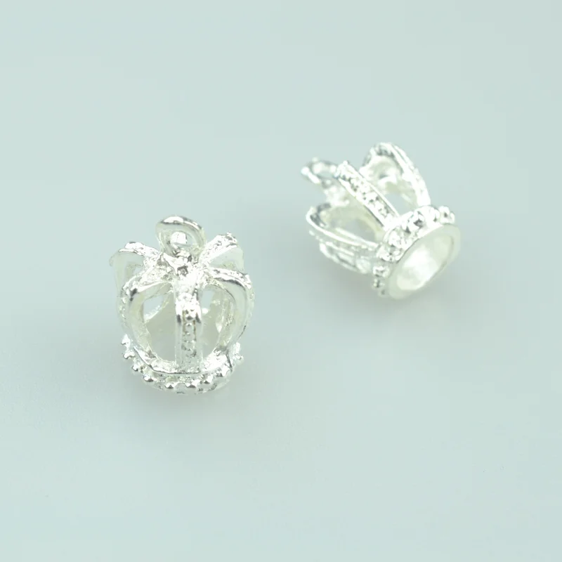 10 шт. подвески в виде короны яркого серебра для цепочек браслетов сделай сам