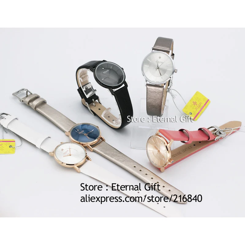 

New Simple Retro Women's Watch Japan Quartz Clock Hours Fine Fashion Bracelet Leather Girl Bitthday Gift julius 921
