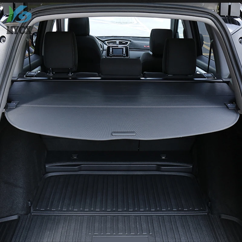 Фото Задняя крышка багажника, защитный козырек, 1 шт., черный для Honda CR-V CRV C RV 2017 2018, аксессуары для стайлинга автомобилей №3