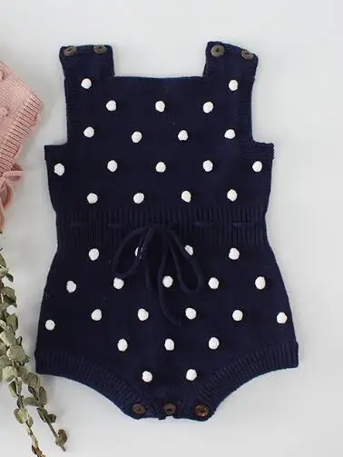 82037 blue romper Детские боди для новорожденных, сезон весна; Новинка; одежда для маленьких мальчиков ручной работы для выпускного для маленьких девочек боди вязаные комбинезоны для волос, для маленькой девочки бальное одежда - Цвет: 82037 blue romper