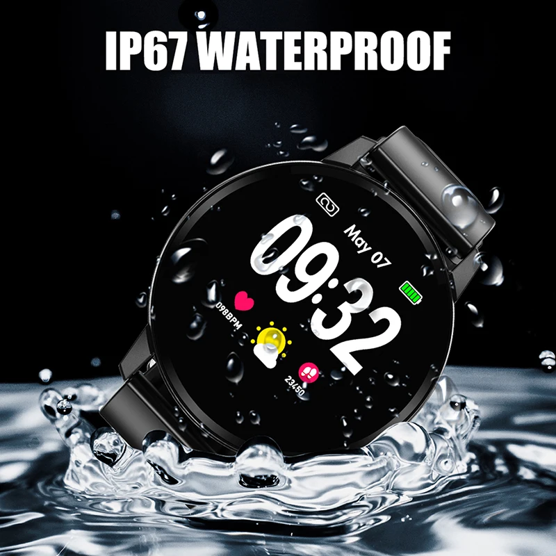Смарт браслет S01 Bluetooth часы для мужчин пульсометр IP67 водонепроницаемые фитнес