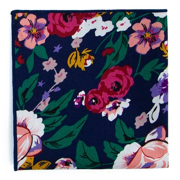 PCH-008 Хлопковый платок, новинка, 25x25 см, с цветочным принтом, Пейсли, карманные квадраты, модный винтажный костюм, карман, полотенце, носовой платок для мужчин - Цвет: PCH-008