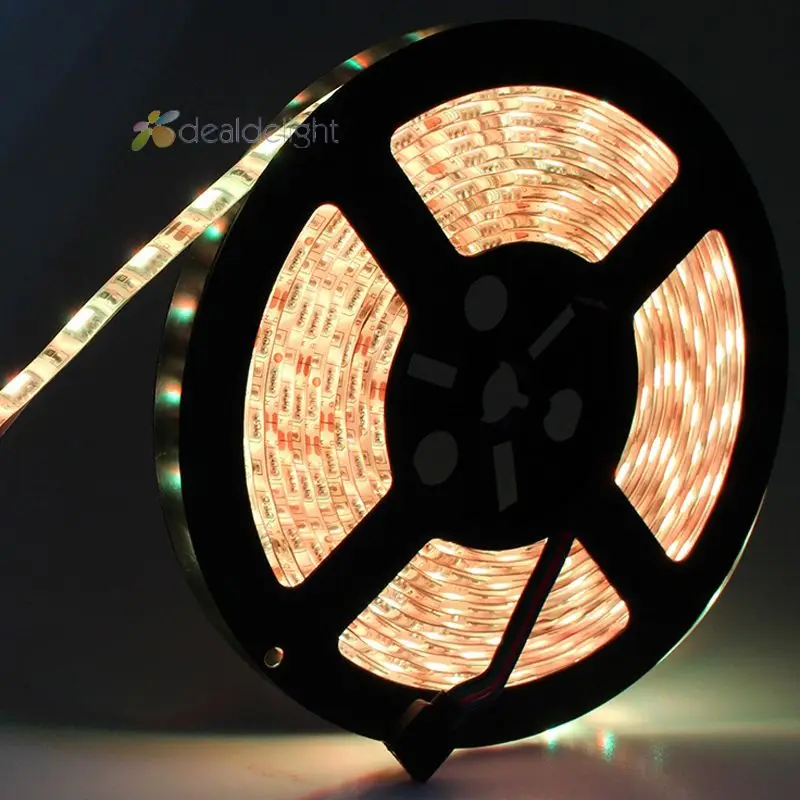 100 м 20 шт. 12 В постоянного тока 5 м/лот 5050 SMD 300 светодиодный s RGB цветная эпоксидная