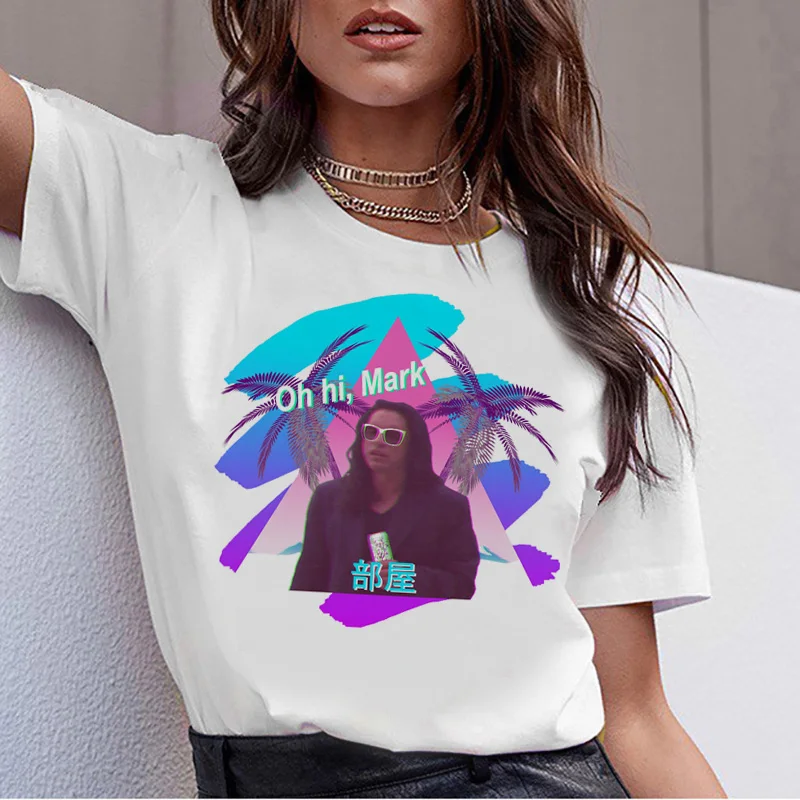 Эстетика vaporwave, футболка,, женская футболка, Женский Топ, футболка, футболка в стиле хип-хоп, Корейская, повседневная, летняя, 90 s, графический, harajuku