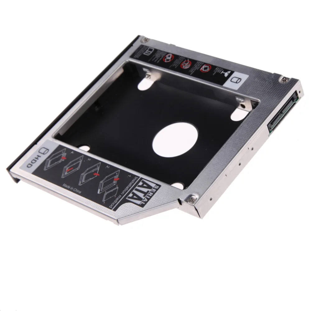 Универсальный алюминиевый SATA 2 5 'Ə мм й чехол для SSD корпус жесткого диска Caddy