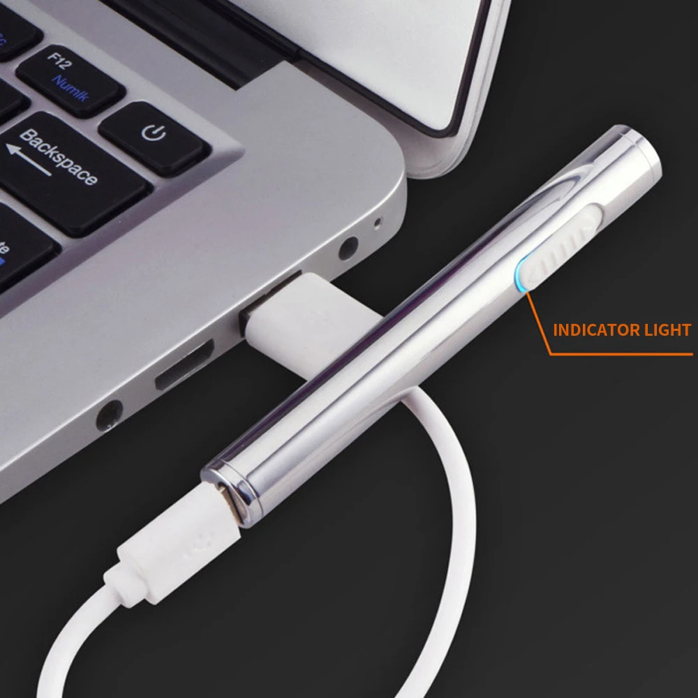 1 шт. креативная Зажигалка для сигарет металлическая форма длинная USB зарядка
