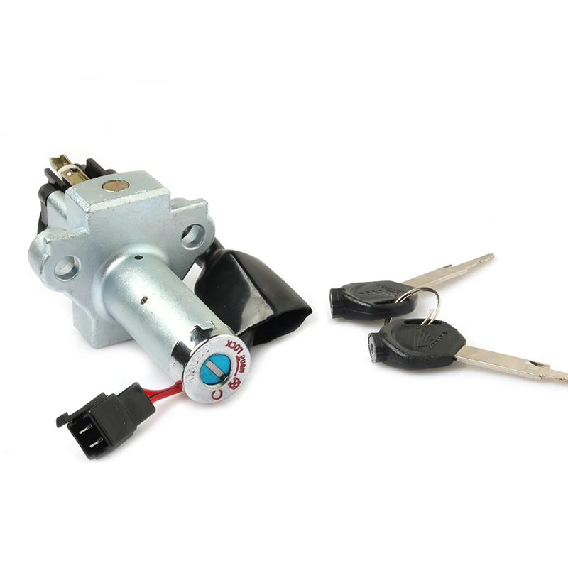 Switch key S2R мотоциклетный главный переключатель рулевого замка для Honda CB125 ACE CB CG XL 125 KYY CB125F Электрический пусковой переключатель бака крышка ключ в сборе - Цвет: Switch key