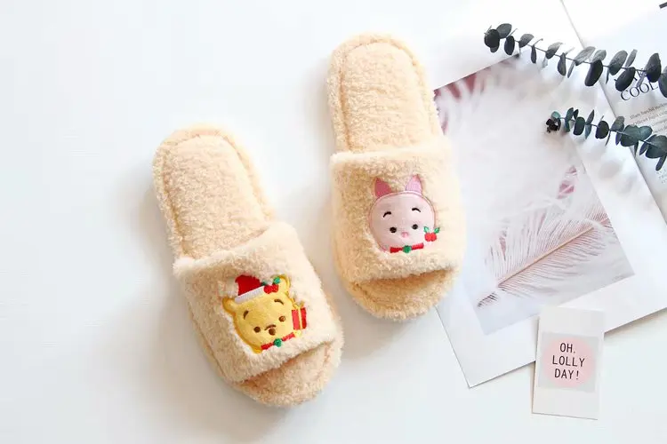 Мультяшные зимние комнатные тапочки Tsum Микки Минни коллекция кукол игрушки