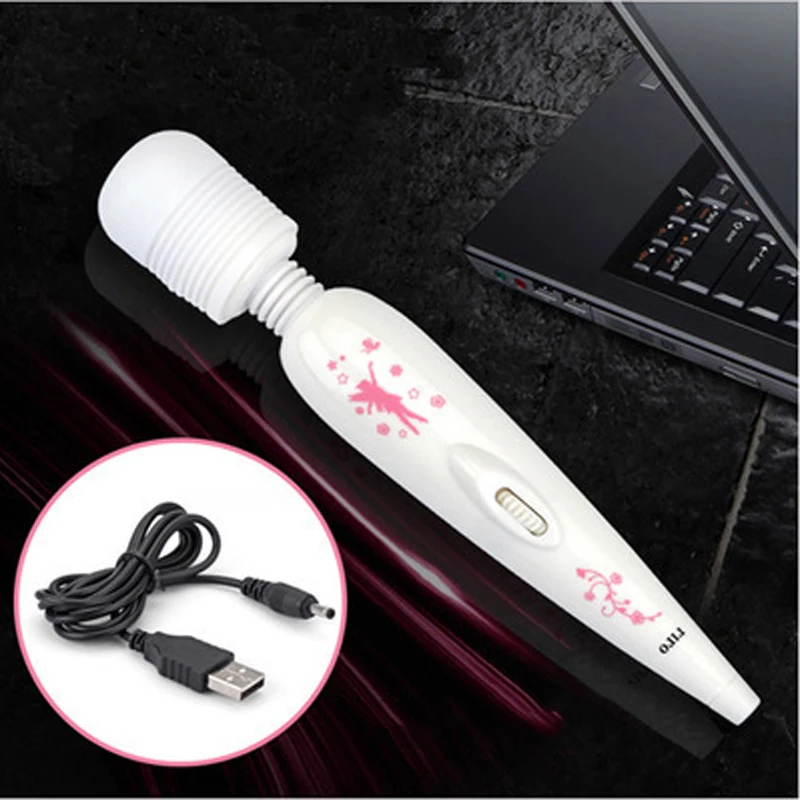 Перезаряжаемый фаллоимитатор с волшебной палочкой вибратор секс товары для