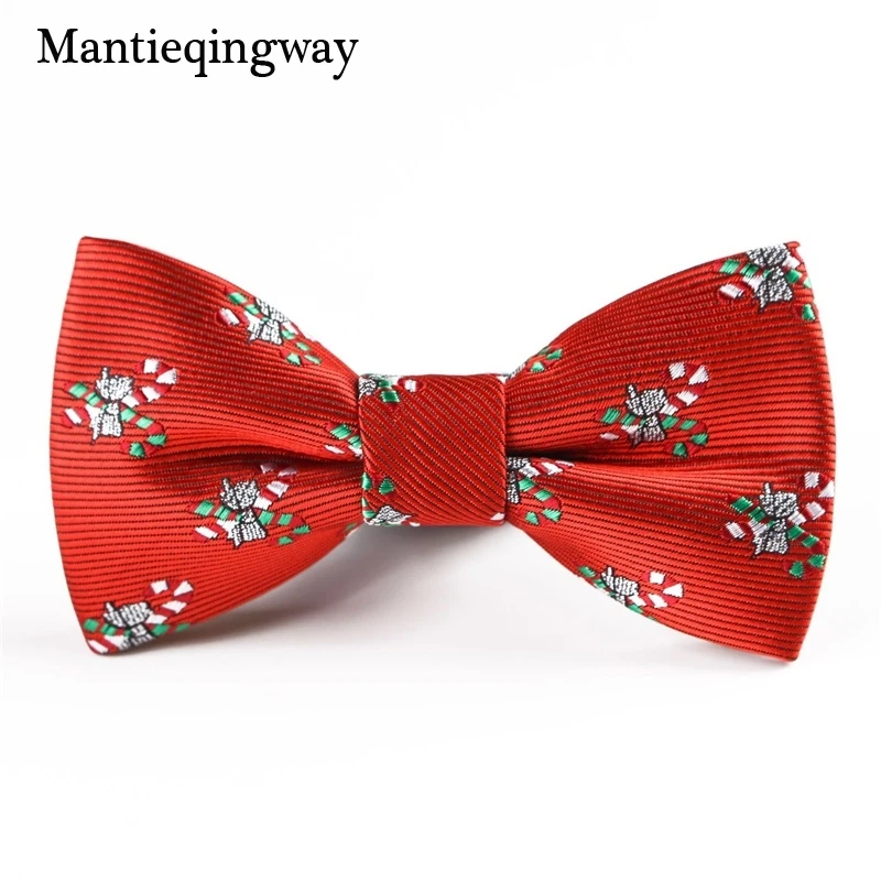 Детские галстуки-бабочки Mantieqingway Рождественская рубашка из полиэстера с