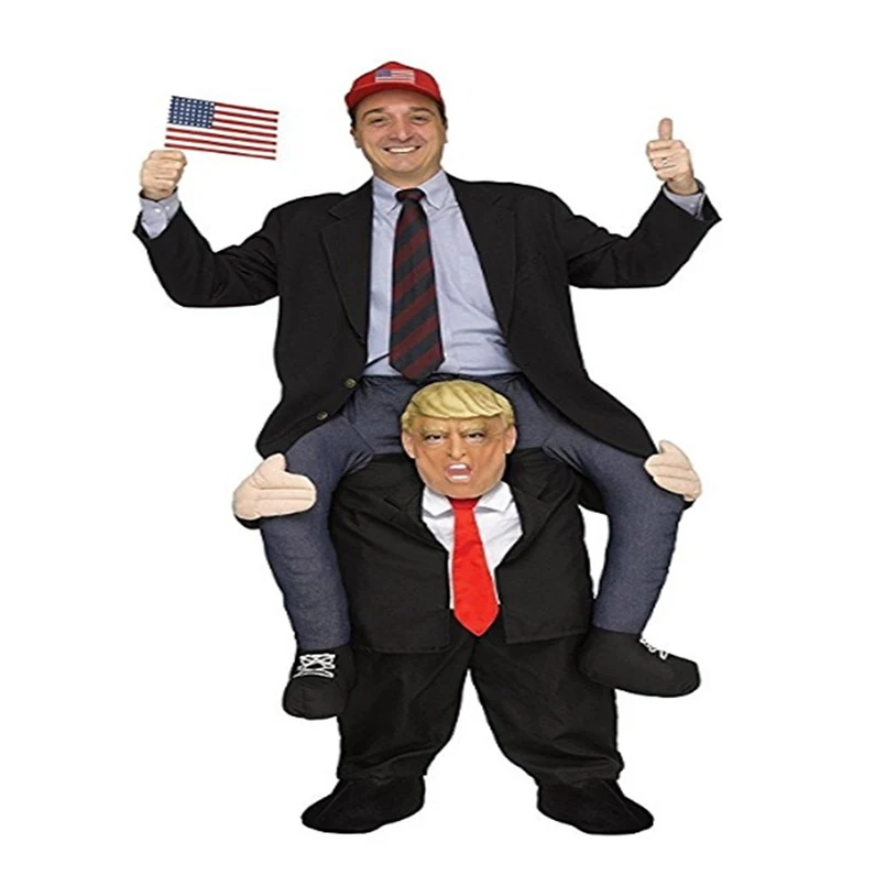 Забавный Косплей брюки Дональда Трампа костюмы для хэллоуивечерние лошади