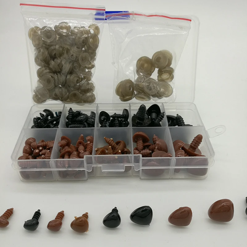 130 шт./пакет треугольный нос (с шайбами) Diy треугольная кукла игрушка для Мишки