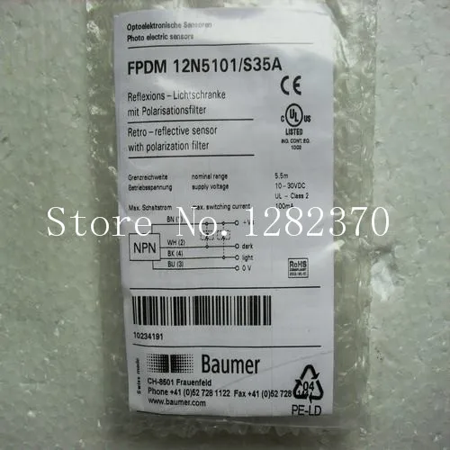 

[SA] Новые оригинальные специальных продаж Baumer BAUMER фотоэлектрический датчик FPDM 12N5101/S35A пятно
