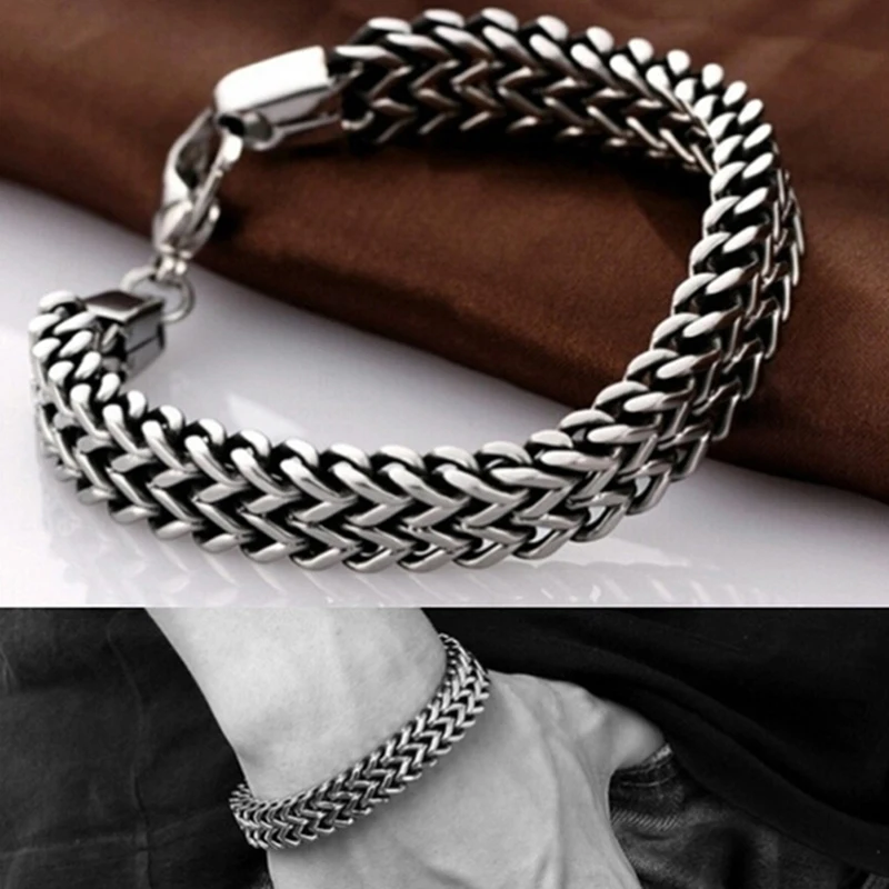 Браслеты цепочки мужские из нержавеющей стали 10 мм|Цепочки и браслеты| |
