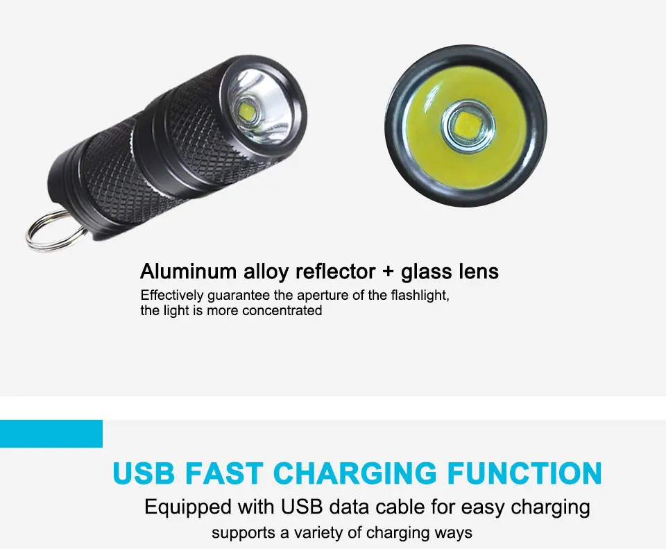 USB Перезаряжаемый светодиодный фонарь мощный CREE XPE R5 мини фонарь светодиодный фонарик для ключей Рабочая лампа 10180 литиевая батарея