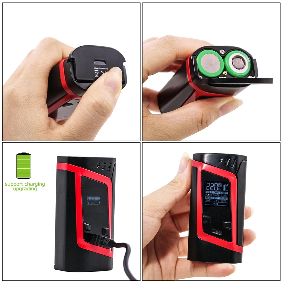 100% оригинал SMOK Alien Mod 220W Vape VW TC Box 18650 большой экран электронная сигарета VS KIT |
