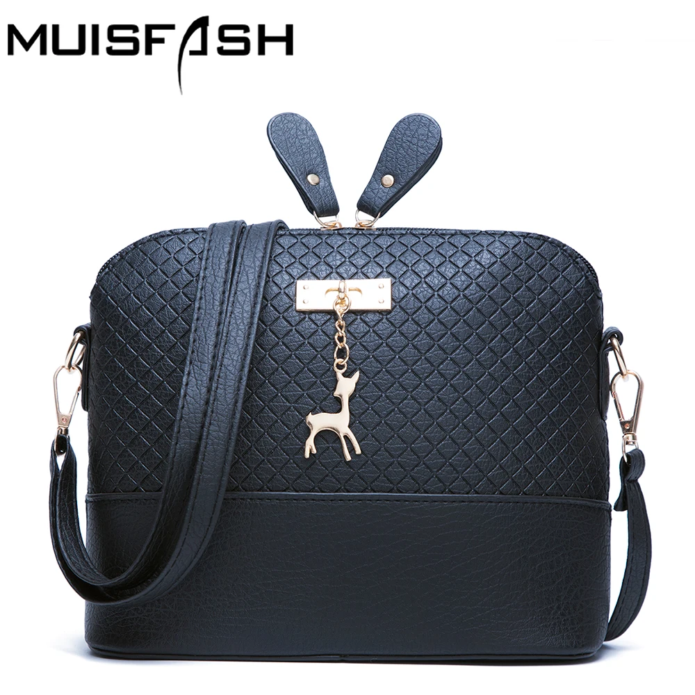 Хорошее качество Для женщин Курьерские сумки кожаные мини-сумка с оленями