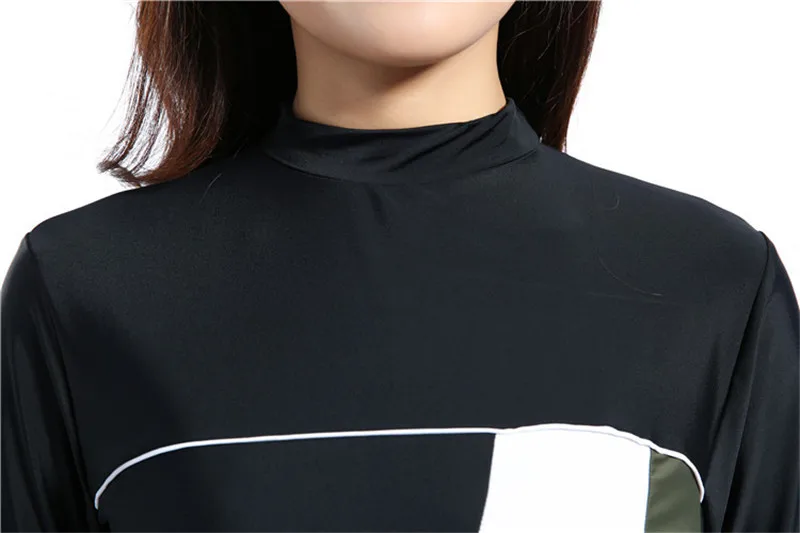 Модный мусульманский женский купальник полный костюм для плавания скромный