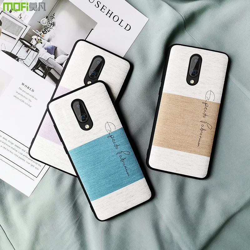 Чехол для oneplus 7, MOFi,, 1+ 7 pro, ударопрочная хлопковая ткань с мягким касанием, oneplus 7, защита, capas one plus, 7, чехол s