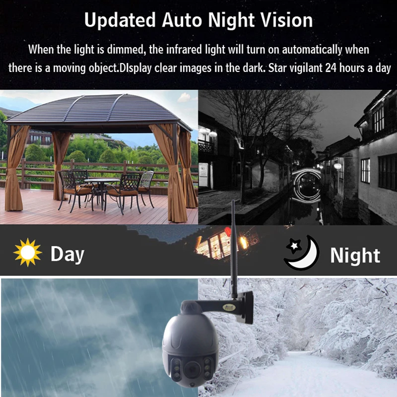 JIENUO 1080 P Wifi камера ip Cctv беспроводная безопасность 2.0mp HD Наблюдение Аудио Инфракрасная камера IPcam Водонепроницаемая домашняя/наружная двухсторонняя