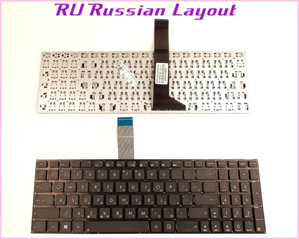 Русская раскладка клавиатуры для ASUS X501 X501X X501A X501U X501EI X501XE X501XI ноутбук/ноутбук без