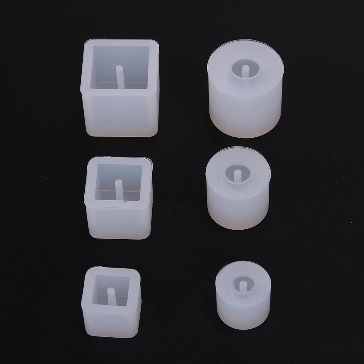 6pcs 1set New Crystal Silicone Necklace Pendant Jewelry Mold Making DIY Resin Craft | Дом и сад