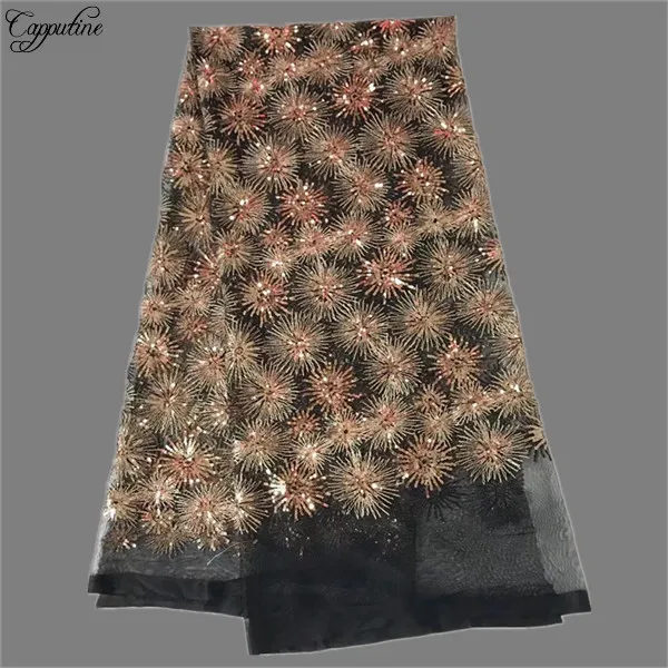 New coming party apparel French net lace fabric for sewing African cloth JNZ199(5yards/lot) free shpping | Дом и сад