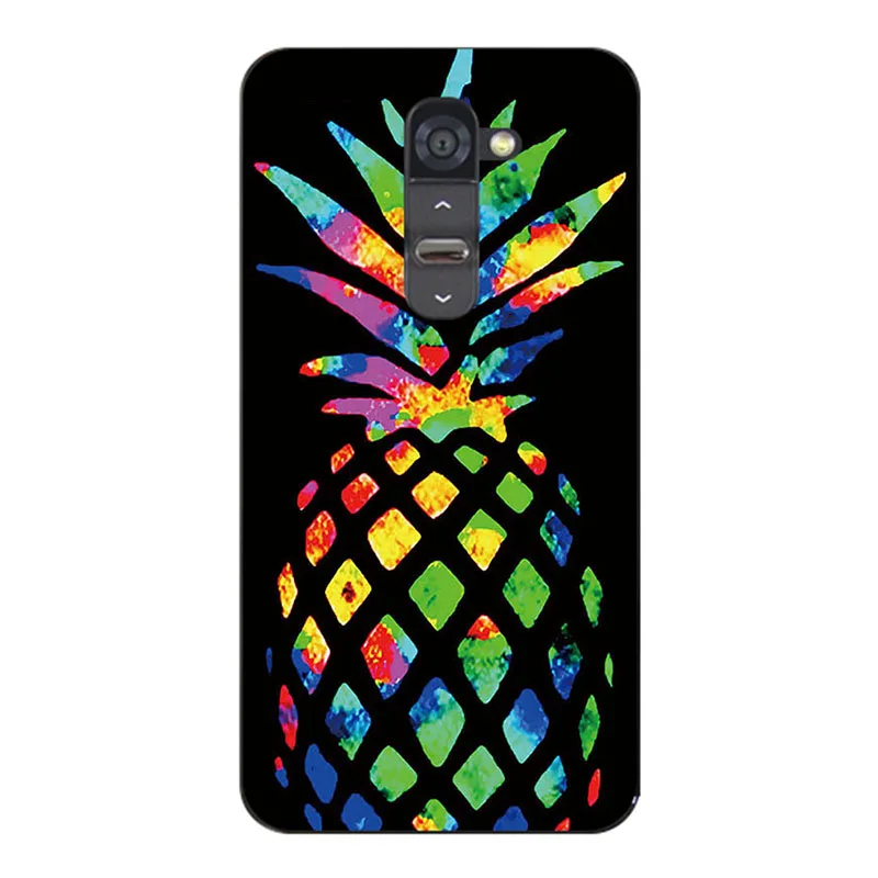 Силиконовый чехол для телефона LG G2 с принтом цветов кошек тигра Optimus G 2 D802 D805 D801