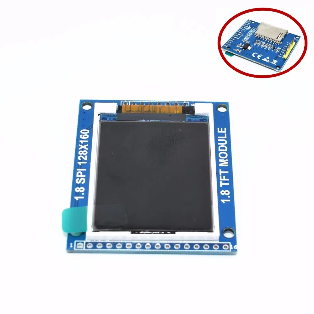 Мини 1 8 дюйма серия SPI TFT ЖК модуль дисплей с PCB адаптером IC 128x160 точечная матрица 3 В