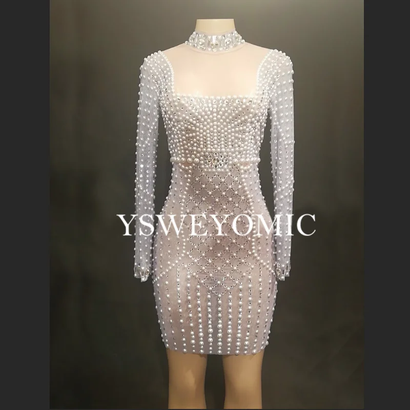 2019 Для женщин полностью Блестящий Жемчуг сверкающими кристаллами обувь для