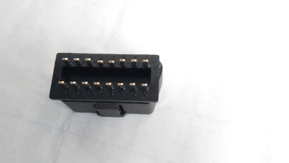 Автомобильный адаптер OBD с 16 контактным разъемом 12 В|obd male|obd male connectorobd2 adapter |