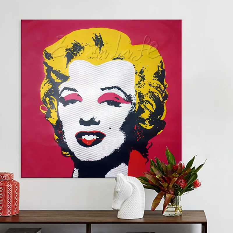 Картина маслом из мультфильма Поп Арт на холсте ручная роспись Настенная картина