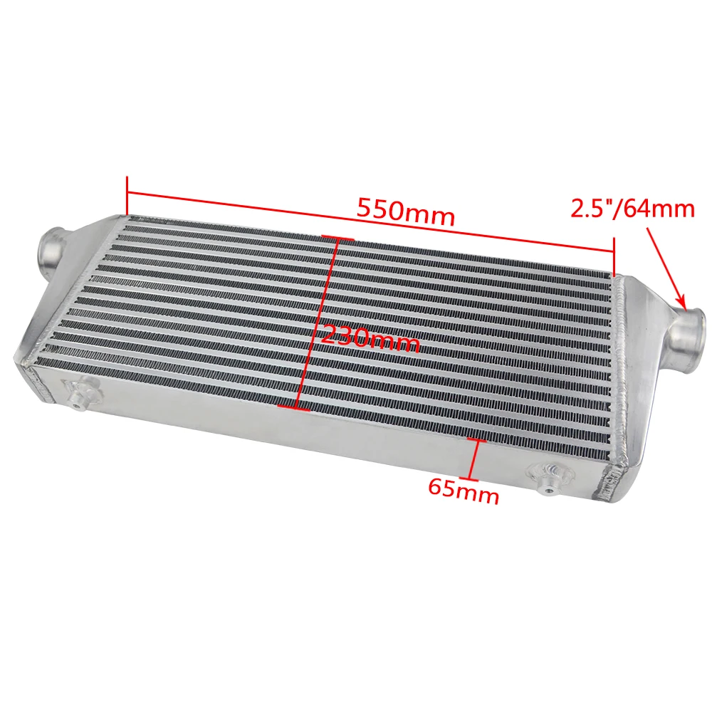 Hypertune 550*230*65 мм универсальный турбо интеркулер bar & plate OD = 2 5 дюйма|Радиаторы и