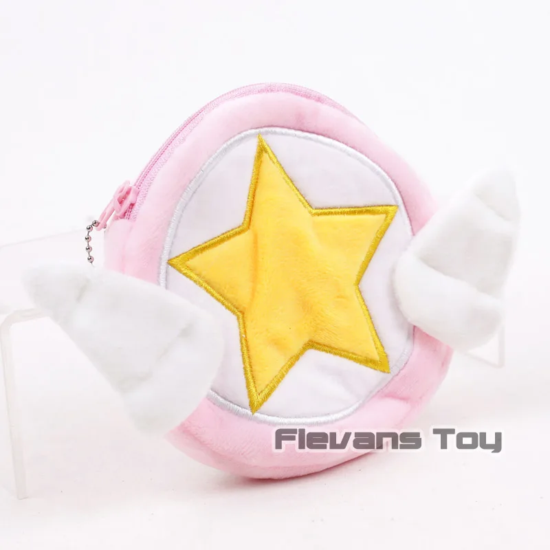 Аниме С мультипликационным рисунком Captor Sakura Kawaii сумка для монет Мягкие плюшевые игрушки куклы 10 шт./партия