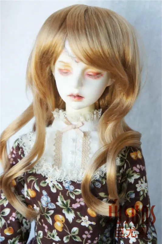 JD180 1/3 синтетический мохеровый парик Размер 8-9 дюймов BJD кукла парик виниловая кукла играть куклы парики клип куклы парики