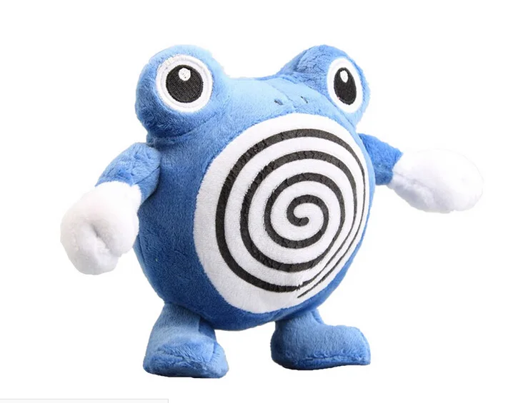 16CM Poliwhril 15 см-20 см Meowth Squirtle Snorlax Jigglypuff Poliwhirl Charmander Gengar Bulbasaur Torchic Jigglypuff Squitle плюшевые игрушки куклы - Цвет: 16CM Poliwhril