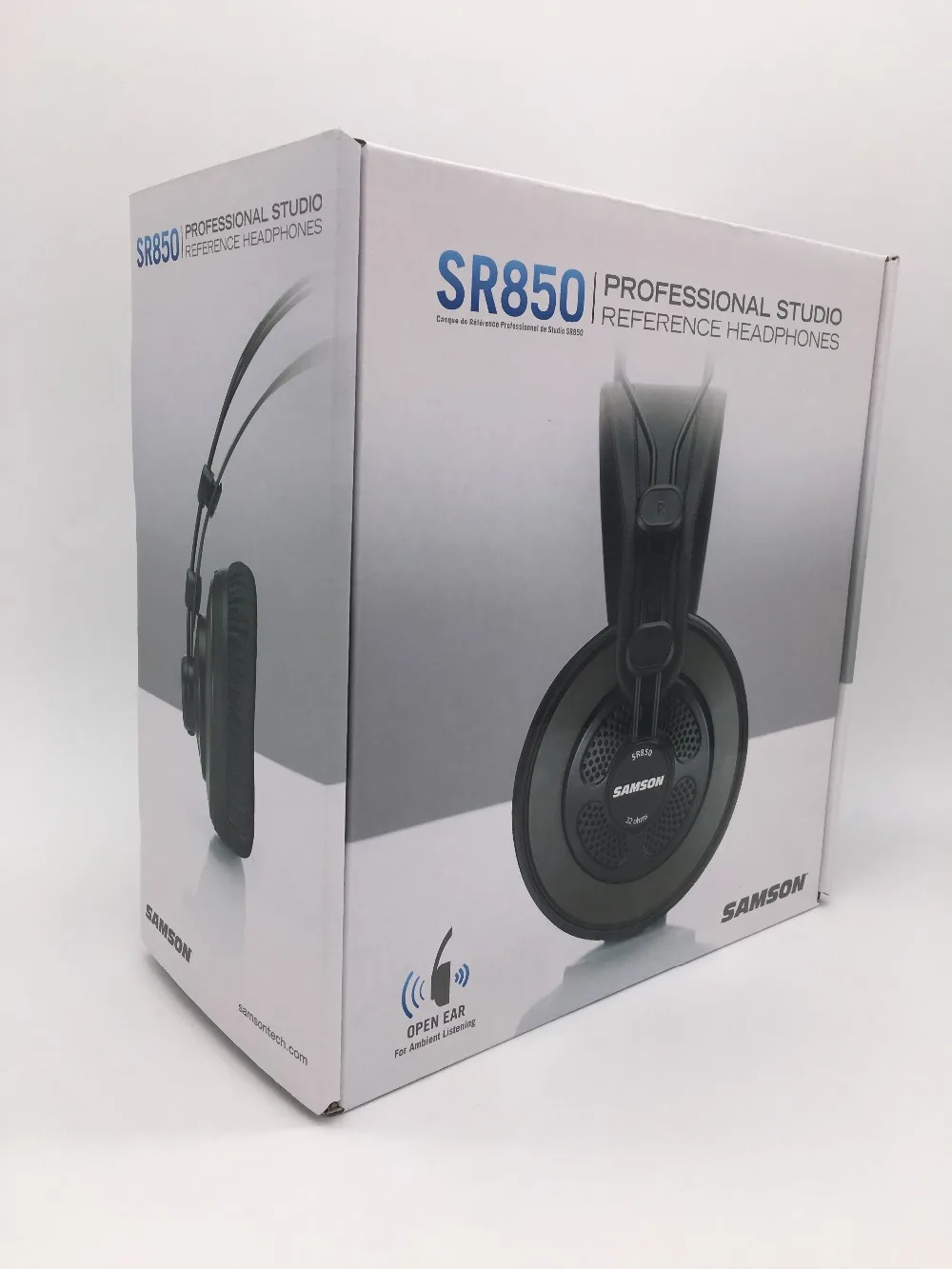 Samson SR850 полуоткрытые студийные наушники для мониторинга с велюровыми амбушюрами для студийной записи Hi-Fi мониторинга