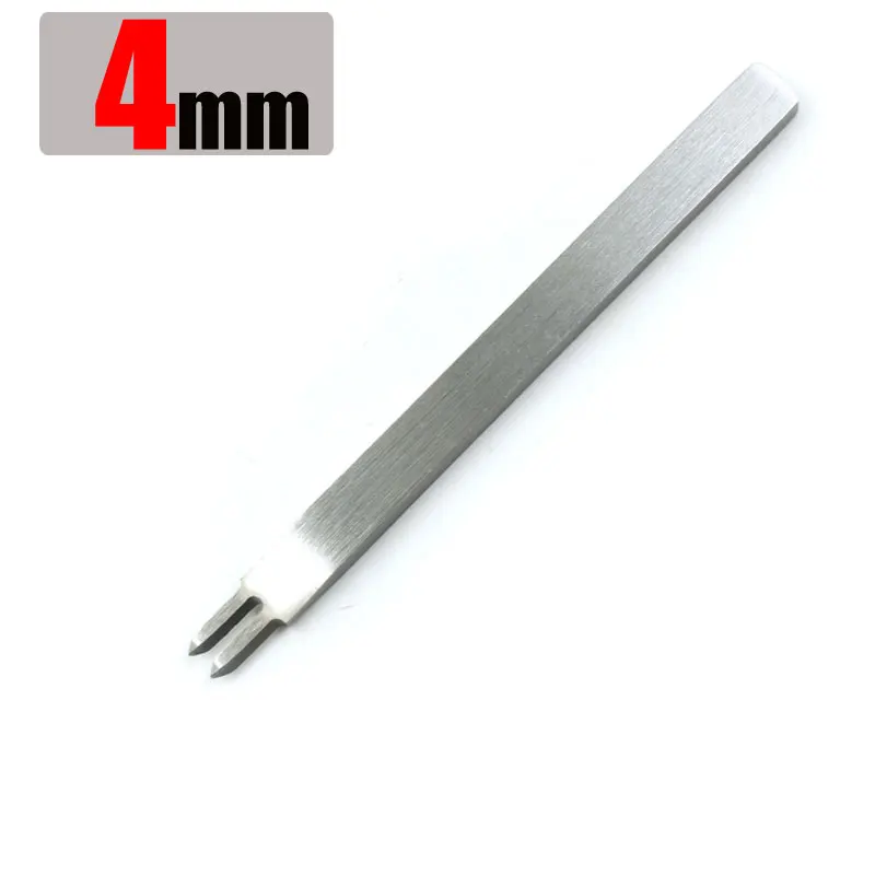 4mm-2hole 3/4/5/6 мм расстояние Перфоратор Инструмент для кожи дырокол инструмент для шнуровки для сшивания швейной Сделай Сам кожевенное ремесло инструменты 1/2/4/6 зубцами - Цвет: 4mm-2hole