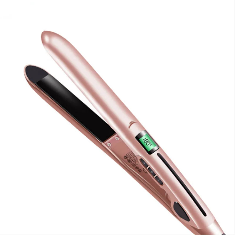 

2 In 1 Hair Straightener and Curler Ceramic Flat Iron Hair Crimper LCD Hair Straightening Curling Iron Corrugation Hair Waver