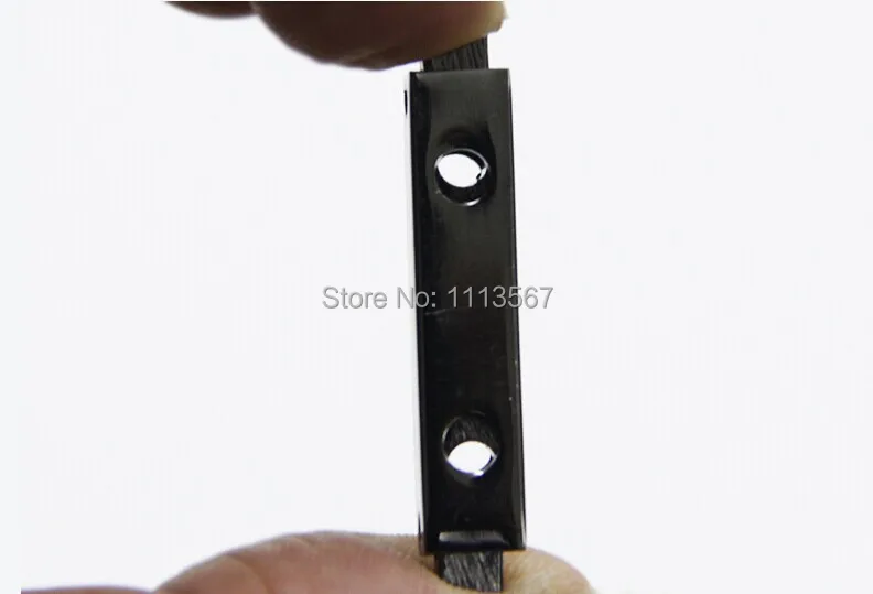 100 шт. черная металлическая прямоугольная заглушка для шнура | Дом и сад