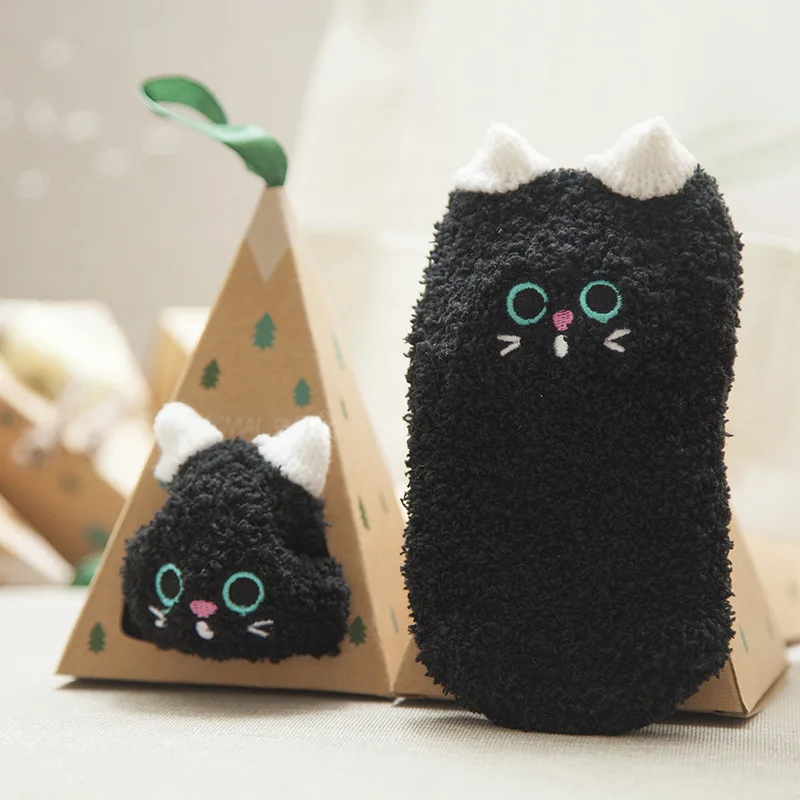 Детские Нескользящие носки для мальчиков и девочек 10 см на весну зиму с