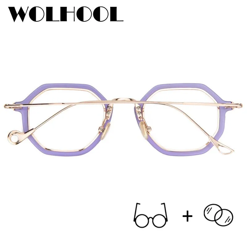 Для женщин модные сплав рецепт очки прогрессивные фотохромные оптические стёкла геометрический оптический