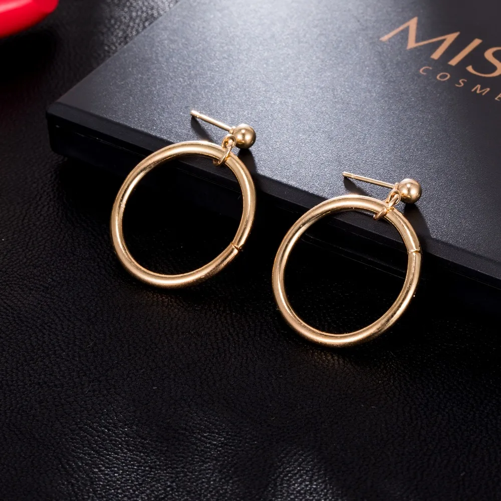Женские винтажные серьги кольца с геометрическим рисунком|earings fashion jewelry|earrings