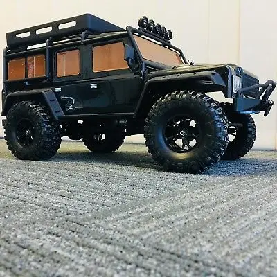 Радиоуправляемый контроллер 1/10 Demon Wrangler JK JEEP 4x4 полный жесткий корпус VS TRAAXAS JKMAX