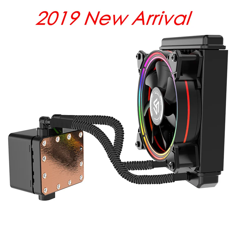 ALSEYE H120 водяное охлаждение RGB кулер для процессора Integrated водяного охлаждения кулер для LGA 775/115x/1366/2011/AM2/AM3/AM4
