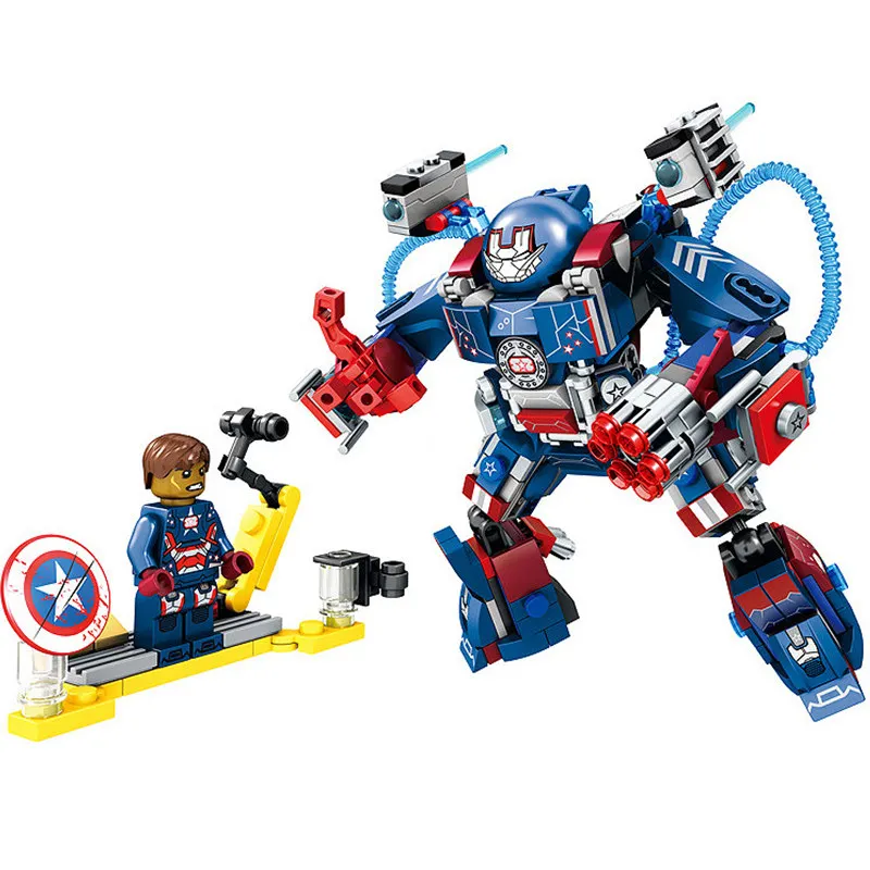 Новые Супергерои Мстители 4 войны машина Buster Fit Marvel Endgame фигурки строительные