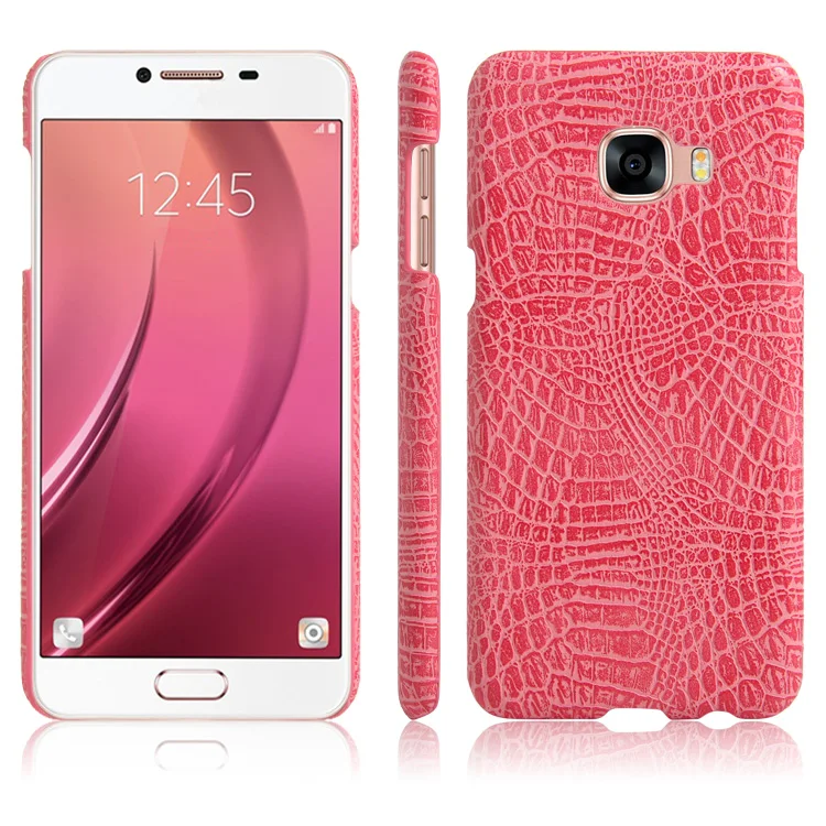 Роскошная модель крокодиловой кожи кожаный чехол для Samsung Galaxy C5 противоударный