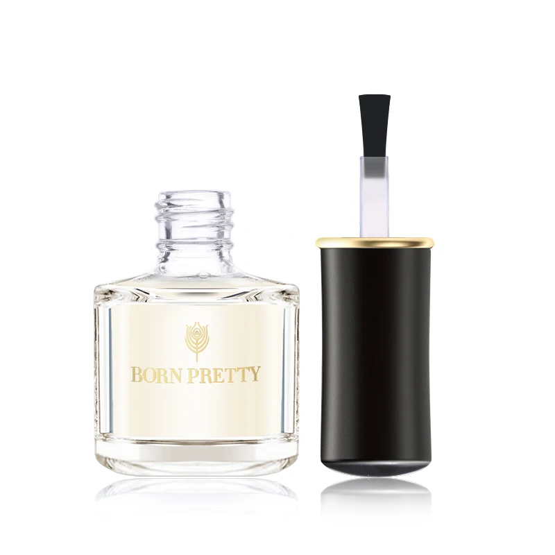 Базовое покрытие BORN PRETTY 2 в 1 верхнее лак для ногтей на водной основе 6 мл масляный
