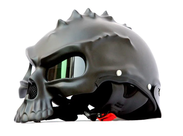 Masei 489 новейший мотоциклетный шлем двойного назначения с черепом Capacetes Casco Новинка Ретро мотоциклетный шлем с полулицевой поверхностью
